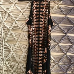 Tie dye knees length summer dress